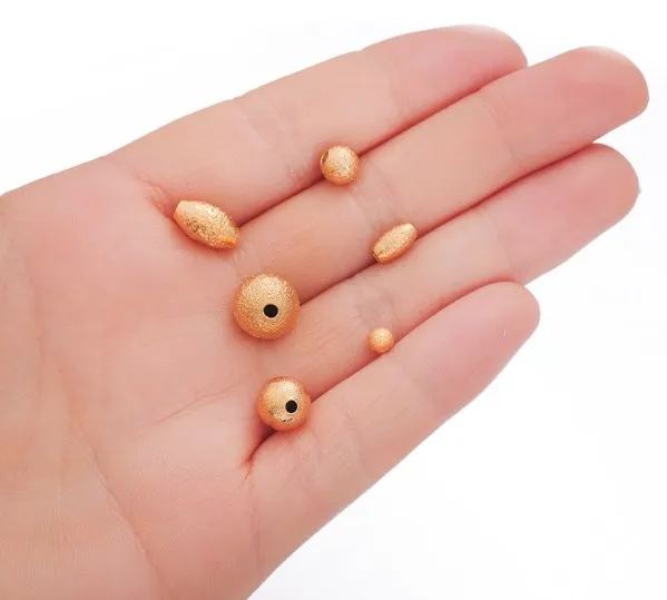 

Позолоченные латунные Металлические модные матовые бусины и шармы, отдельные diy браслеты ручной работы, ювелирные аксессуары