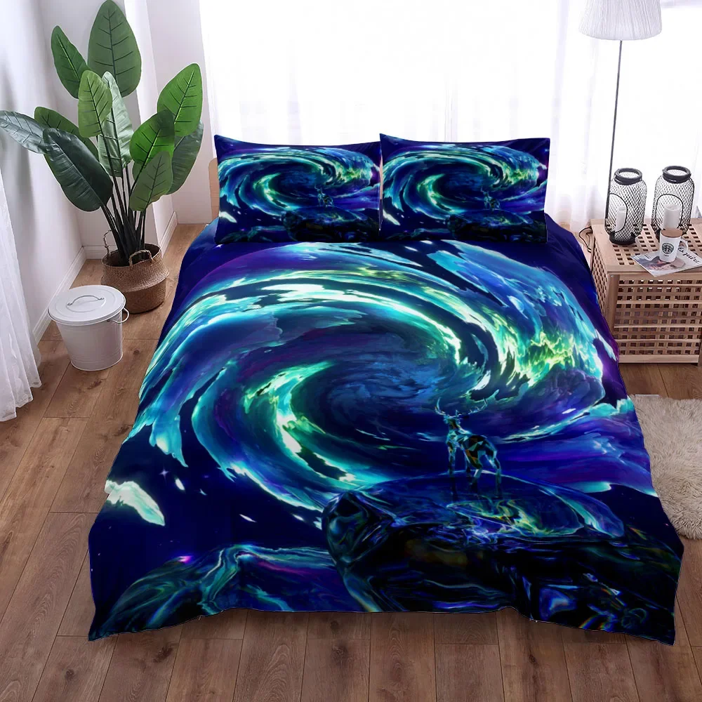 Big Bang Universe Duvet Cover Set King Queen Double Full Twin Single Size Bed Linen Set