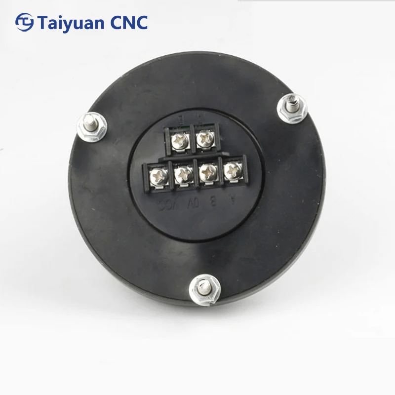 금속 블랙 60mm 직경 DC5V CNC 수동 전기 펄스 발생기