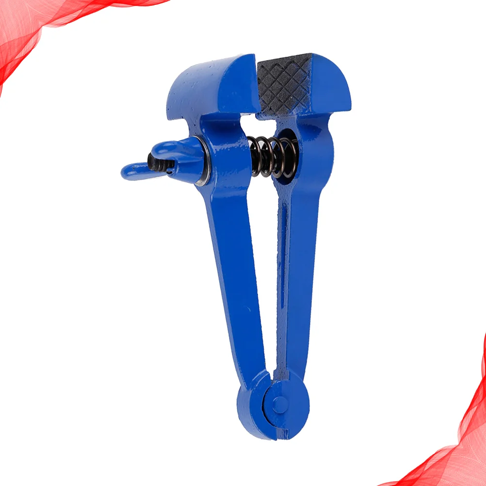 

Handheld Vise Clamp Grip Heavy Duty Hand Vice 25mm Spheroidal Graphite Steel Fixed Plier for Jeweler Woodworking Drawing Repair