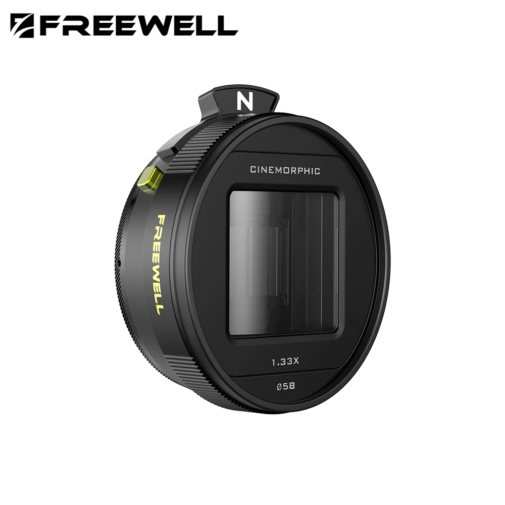 Steven Divish Pro Cine 1.33/1.55X Anamorphic 3 in 1 Lens,Vibrant Neutral,Gold an
