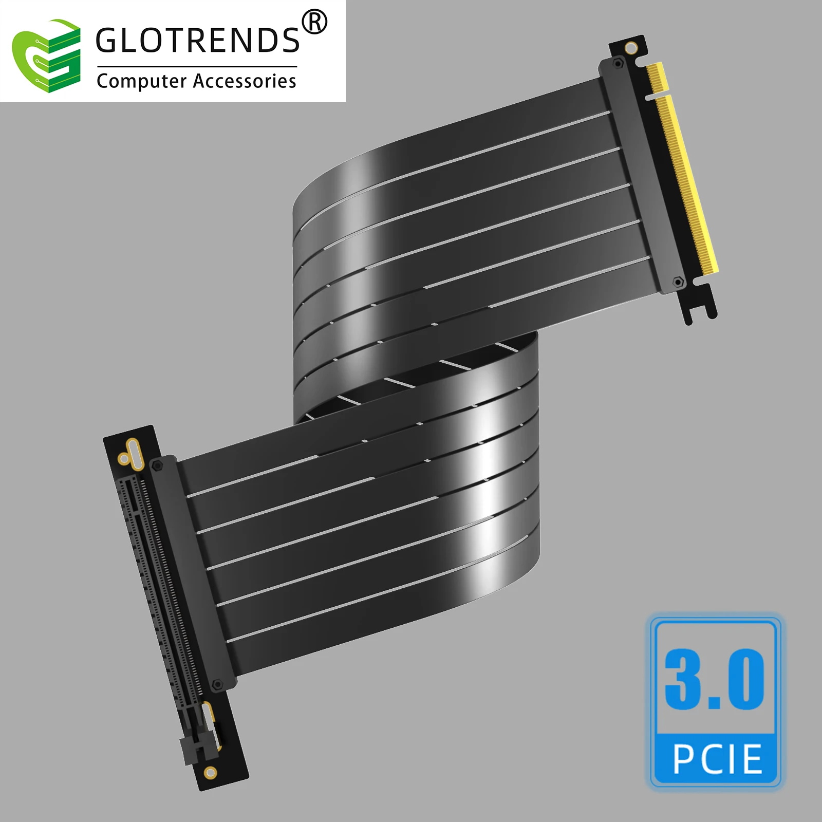 PCIE 3.0 Riser Cable, Compatible with GeForce RTX 20/GTX 16/GTX 10 ...