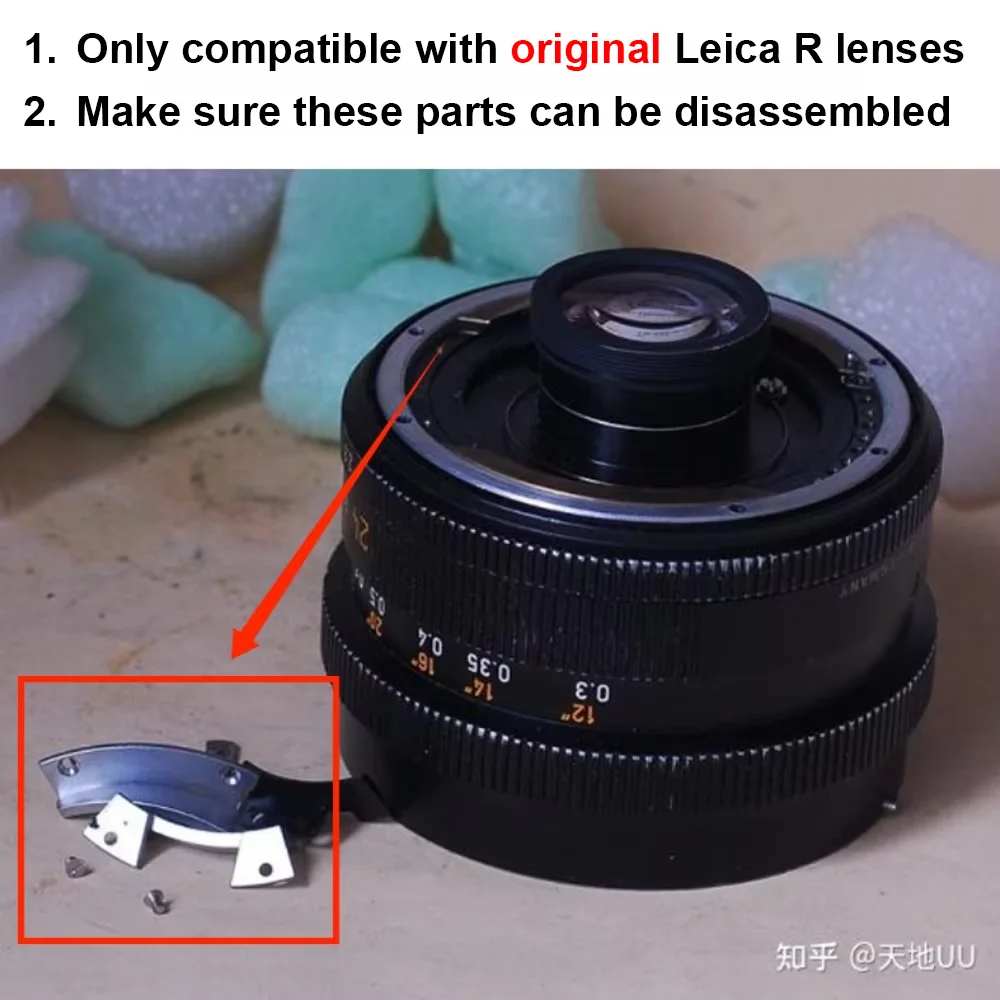 Adapter LR-NZ voor Leica R Lens – Nikon Z mount Camera