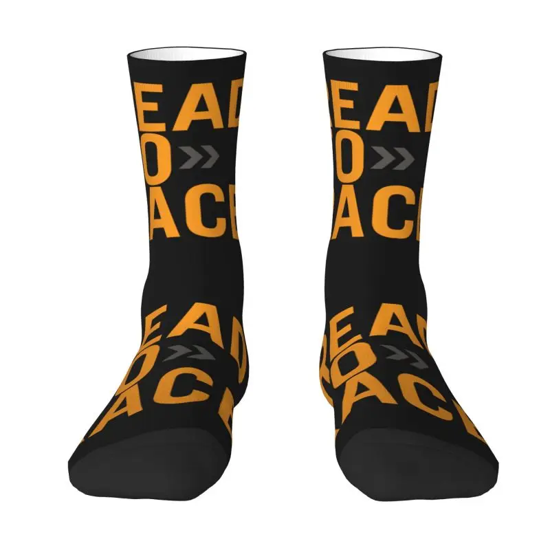 Ready To Race Mens Crew Socks Unisex Kawaii Motorcycle Rider Racing Sport Spring Summer Autumn Winter Dress Socks
