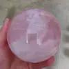 1pcNatural Rose Quartz ball Crystal Reiki Healing home office decorative craft gifts 3