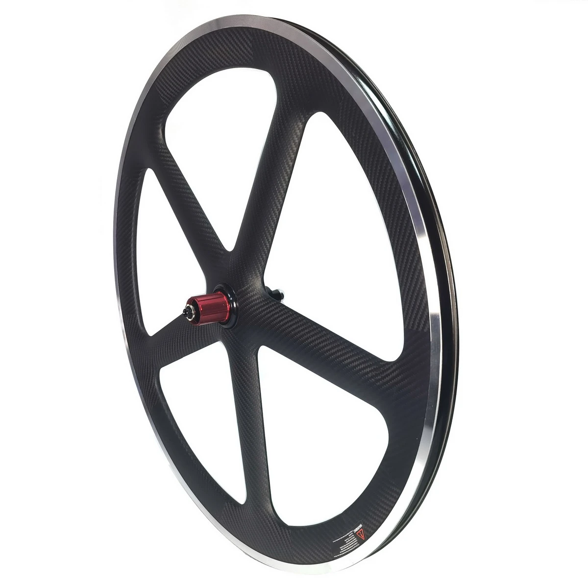 700C 5 Spoke Road Carbon Wheels Bicycle Wheelset Clincher Alloy Brake Surface Five Spokes Racing