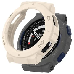 TPU Soft Silicone Smartwatch Protective Case - Enhanced Strap Cover and Bumper Protector for Active Edge A2213 (Beige)