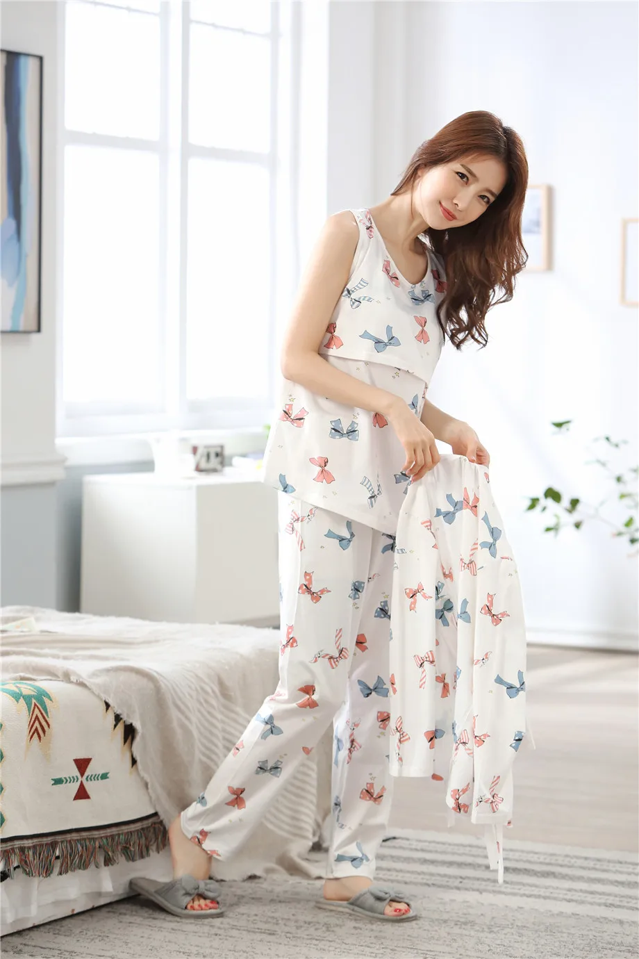 Buy Nightgowns For Nursing Mothers | Maternity Nightie - Putchi – Tagged 