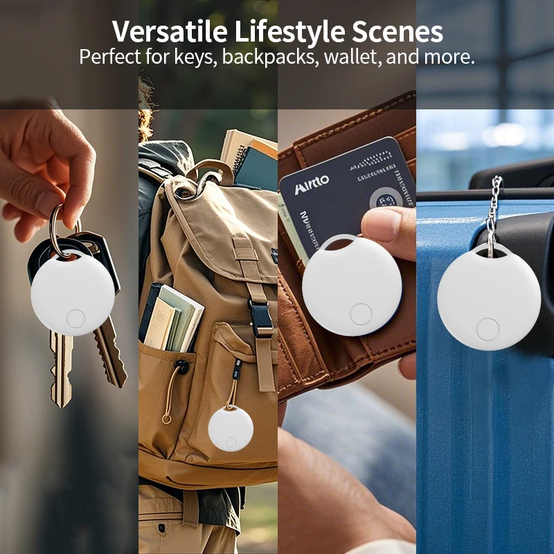 Bluetooth GPS Tracker Work With Android Google Find Hub Key Finder Pet Locator Smart Tag For Xiaomi Samsung Vivo Phones_voghion.com