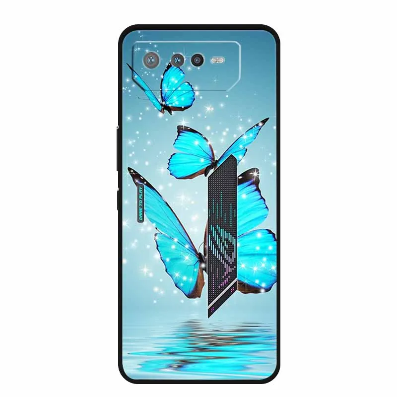 Fashion Soft TPU Silicone Back Case for Asus ROG Phone - Trendy Protective Phone Cover Bumper