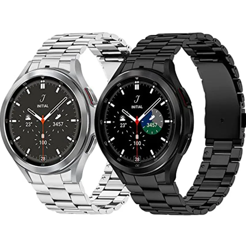 

Stainless Steel band For Samsung Galaxy watch 6/4/Classic 5 pro 20mm 22mm metal link bracelet amazfit GTS-GTR-4-3-2e-mini strap