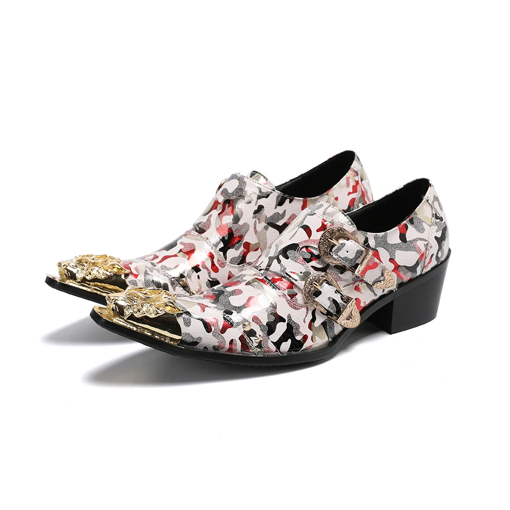 

High-end Winter Men'S Shoes Steel toed Dress Shoes Genuine Leather Business Shoes Size 36- 47