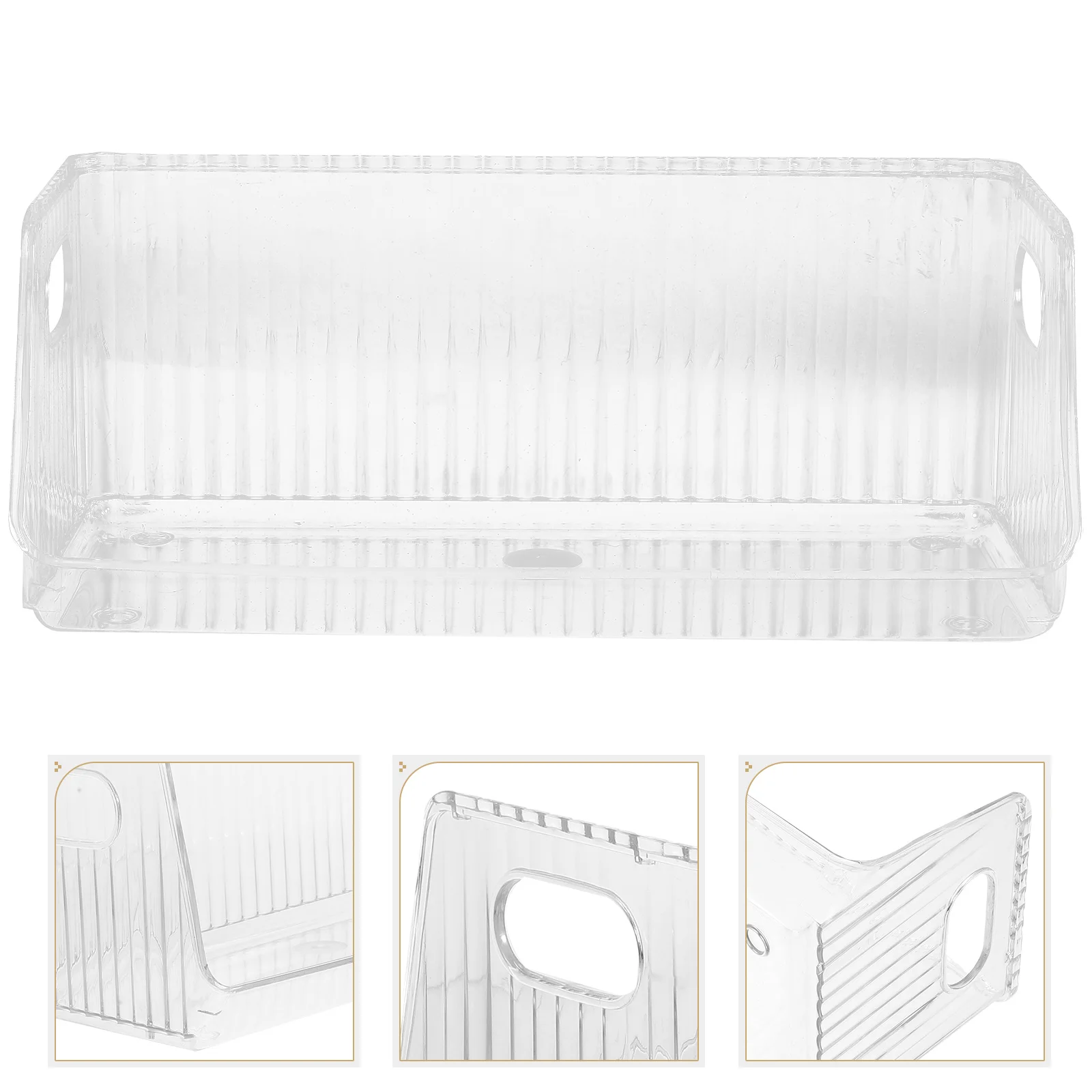 

2 Pcs Makeup Vanity Organizer Plastic Sundries Holder Storage Box Cosmetics Case Pp Desktop