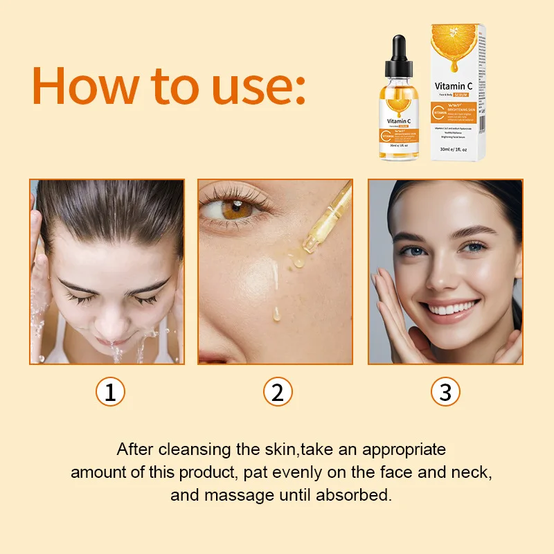 Vitamin C serum; facial moisturizing and hydrating essence 2