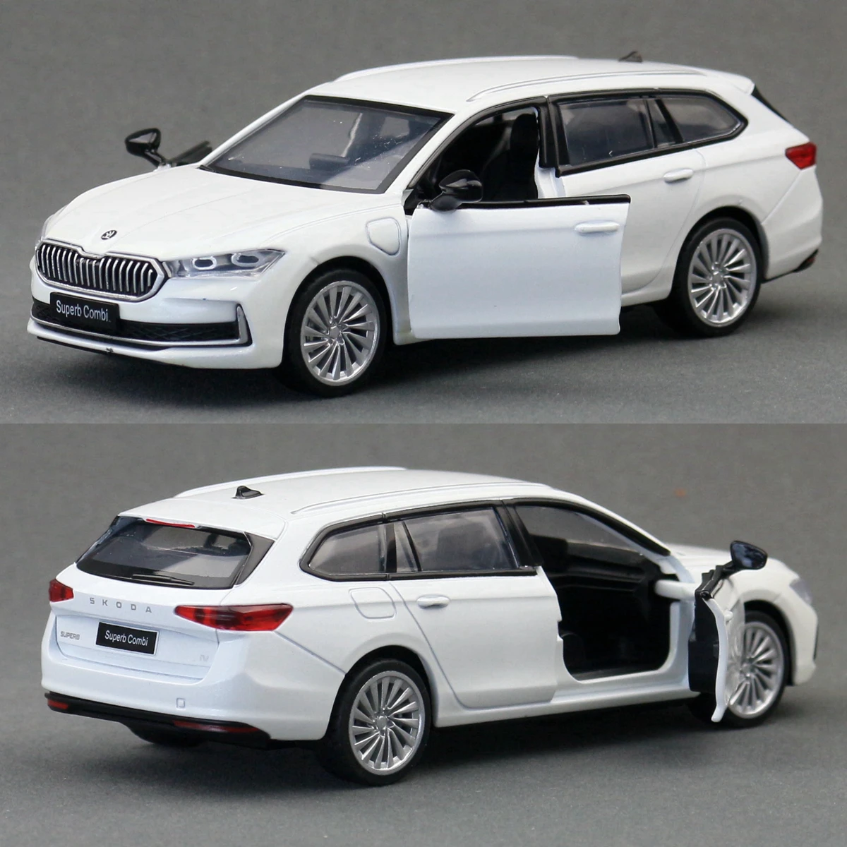 1/35 Skoda Superb Combi Sedan Toy Car Model MSZ Diecast Metal
