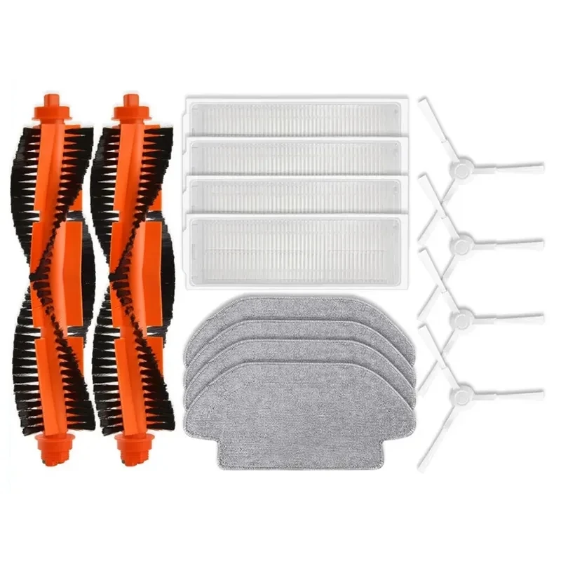 

Запчасти для робота-пылесоса Xiaomi S10, основная боковая щетка, фильтр НЕРА, насадка на швабру