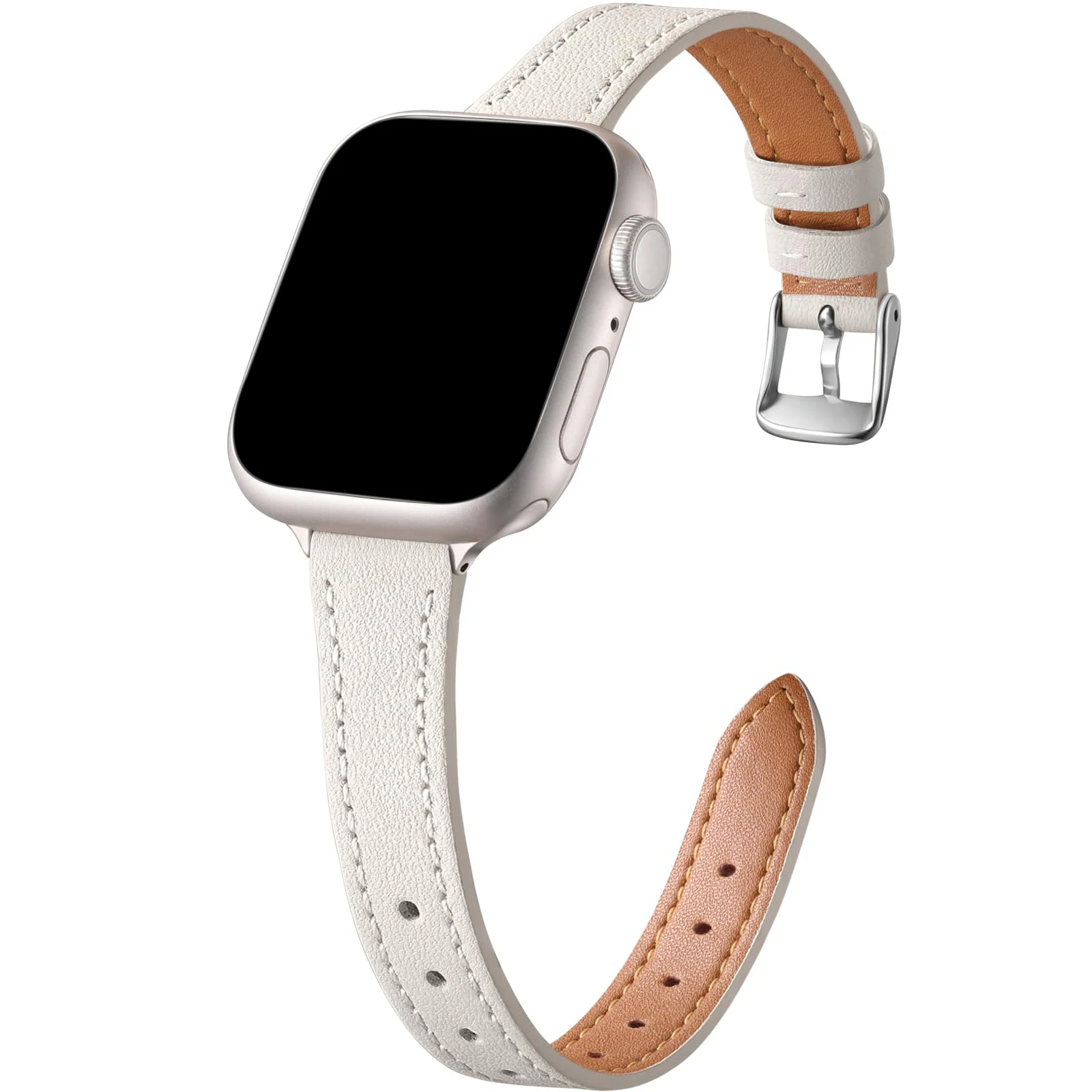 ตัวเลือกสินค้า สายรัดข้อมือหนัง PU สุดหรู สำหรับ Apple Watch