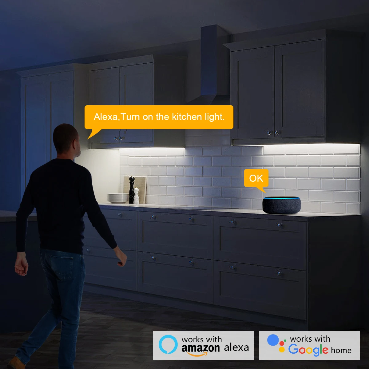 รูปสินค้า COB LED Strip ปรับแสงได้ ควบคุมผ่านแอปพลิเคชัน