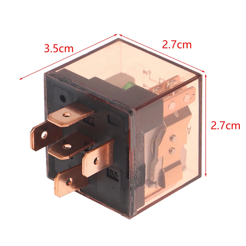 DC 12V 24V Waterproof Automotive Relay 4/5Pin SPDT Car Control Device 100A With Light Car Relays Control Switch