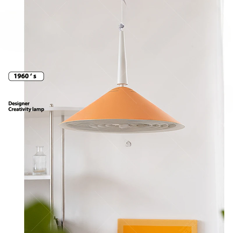 

Antique cream style ins restaurant chandelier can lift stretch Bauhaus dining room dining table UFO light