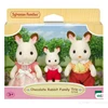 Sylvanian Families Anime Girl Figures Calico critters Furniture Set  chocolate rabbit family trio 1