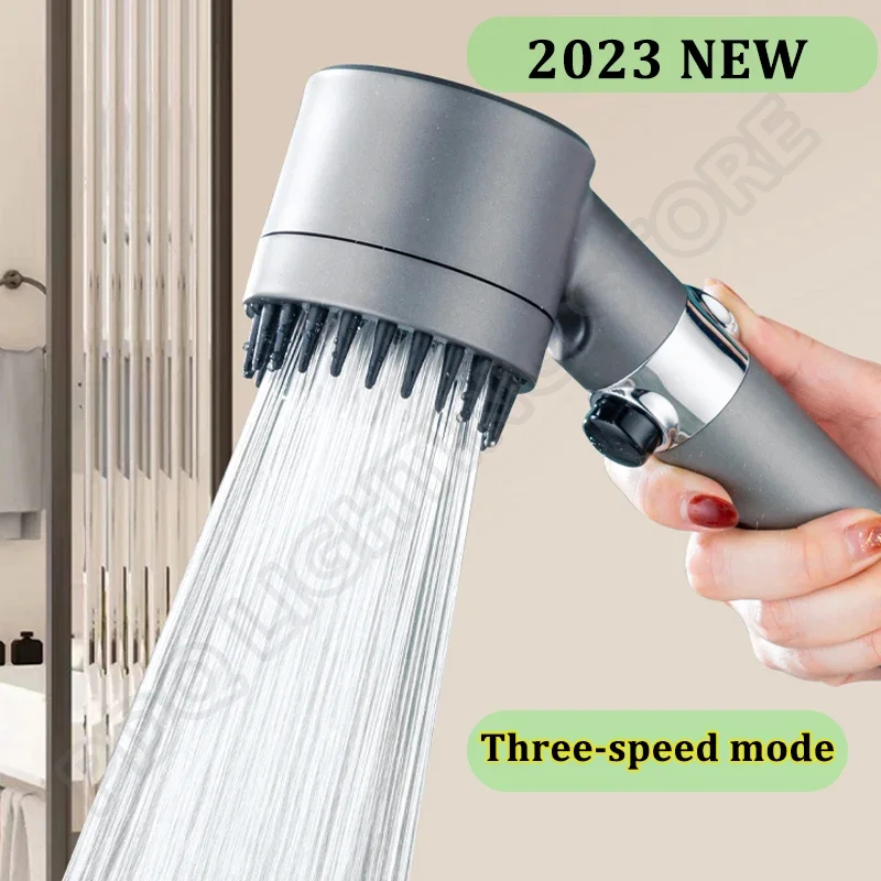 3 Modes Shower Head High Pressure Portable Filter Rainfall Faucet Tap Bathroom Bath Home Innovative Accessories