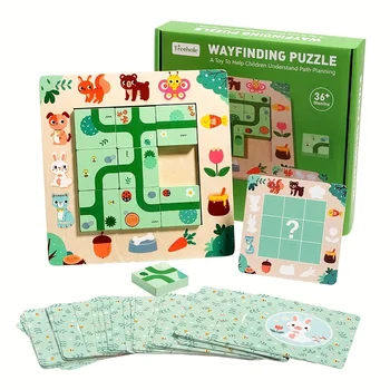 Wooden Maze Puzzle Board 1