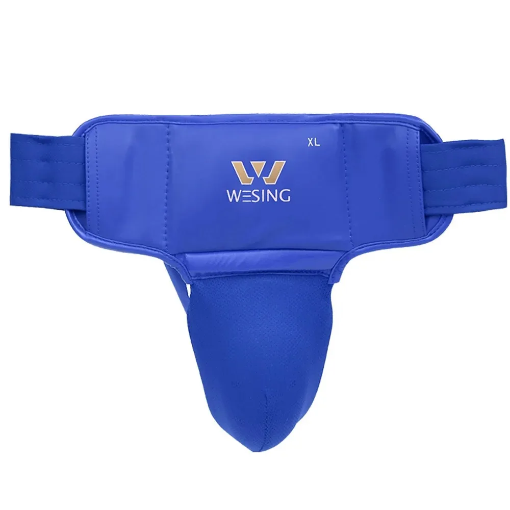 Wesing Boy Men Male Muay Thai Groin Guard Jockstrap MMA Martial Art Kickboxing Crotch Protector Training Protective Equipment EO