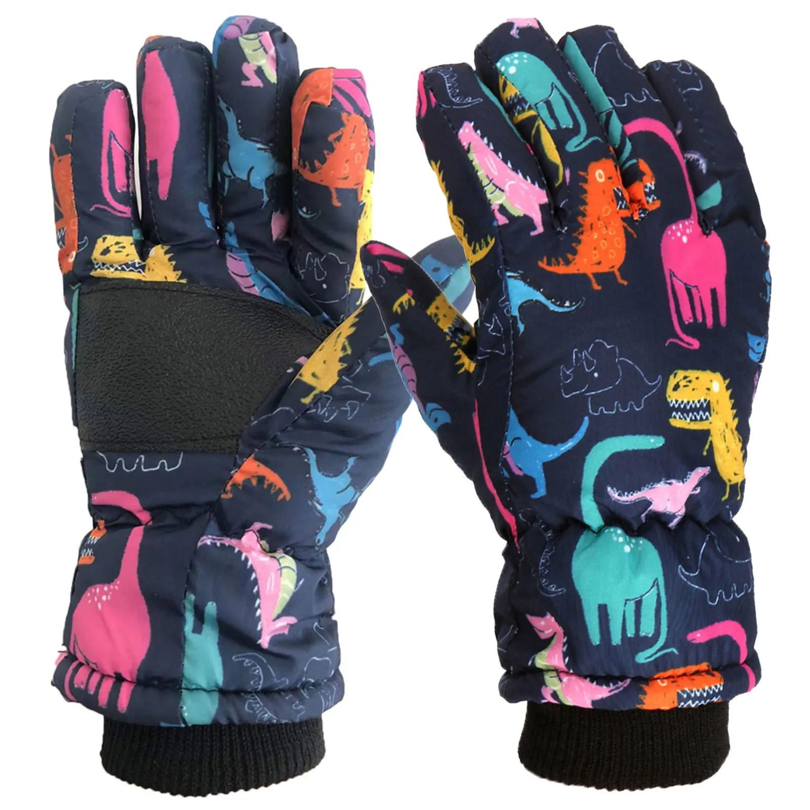 Snow Gloves Outdoor Skating Kids Ski Winter Gloves Toddler for Cold Weather Warm Thermal M/L