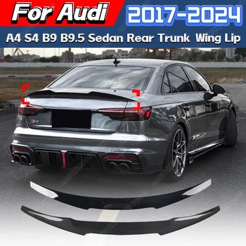 Kit di Modifica Decorativa per Auto Audi A4 S4 B9 Sedan 2017-2024, Spoiler Posteriore Stile PSM