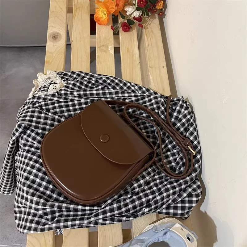 Borsa a tracolla versatile da donna con tracolla a spalla singola, stile coreano, per il capodanno, cinque colori, rossa, portafortuna_voghion.com