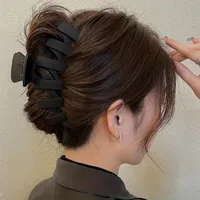 11pcs high-quality matte shark clip back hair accessories for elegant hair styling and headwear - Image 2