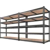 Garage Shelving, 72" H Storage Shelves 2000LBS Adjustable 5 Tier Heavy Duty Shelving for Garage Storage Shelves for Wareh 2