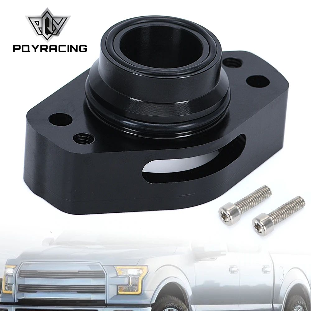 Black Turbo Blow Off Valve Adapter BOV For Ford + F-150 2.7L 3.5L For EcoBoost models PQY-OFG38BK
