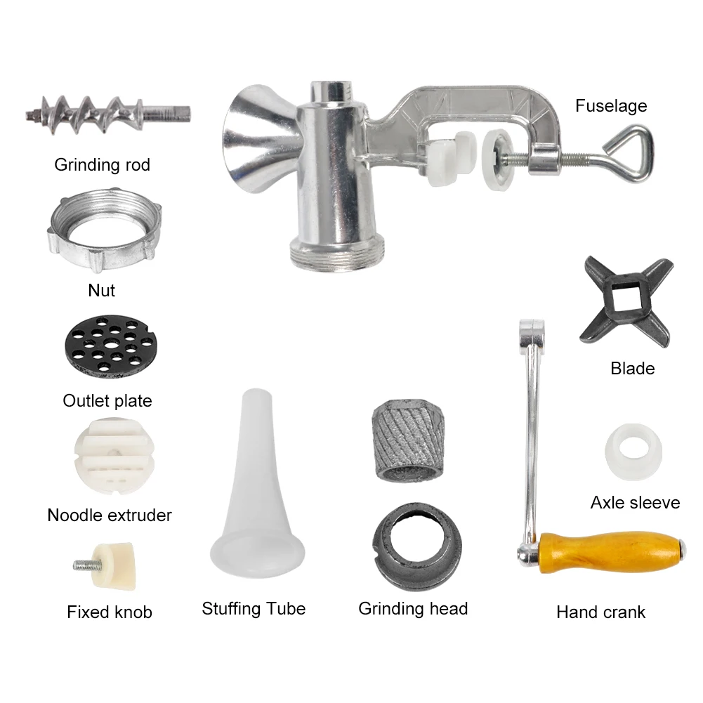 Handheld Manual Meat Grinder Sausage Stuffer Food Processor Chopper Filler Pasta Maker Kitchen Cooking Tools Kitchen utensils electric meat grinder,meat cutter chopper