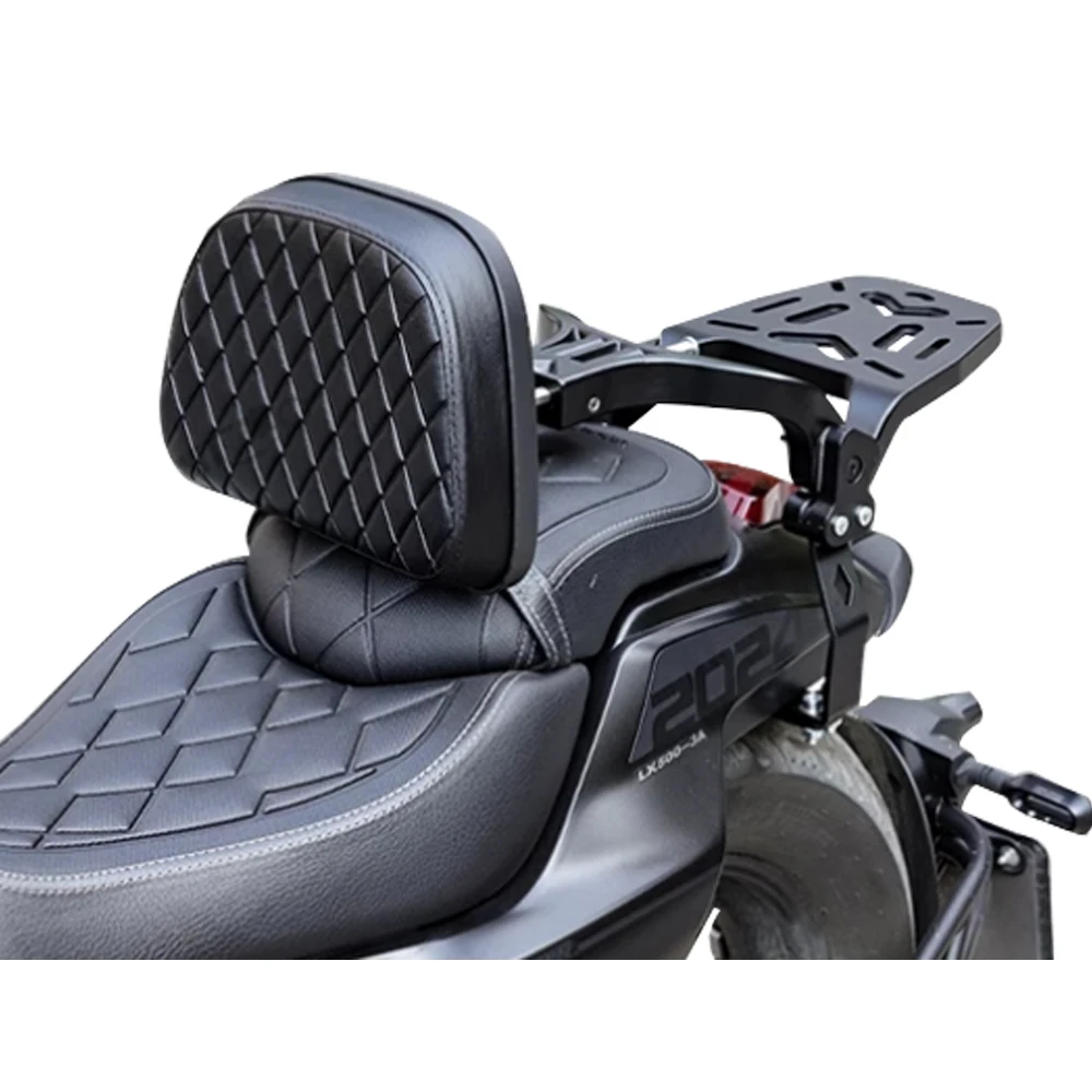 Sissy Bar Con Portapacchi Pieghevole Regolabile Per Moto – Adatto A Honda, Cfmoto, Voge, HaoJue