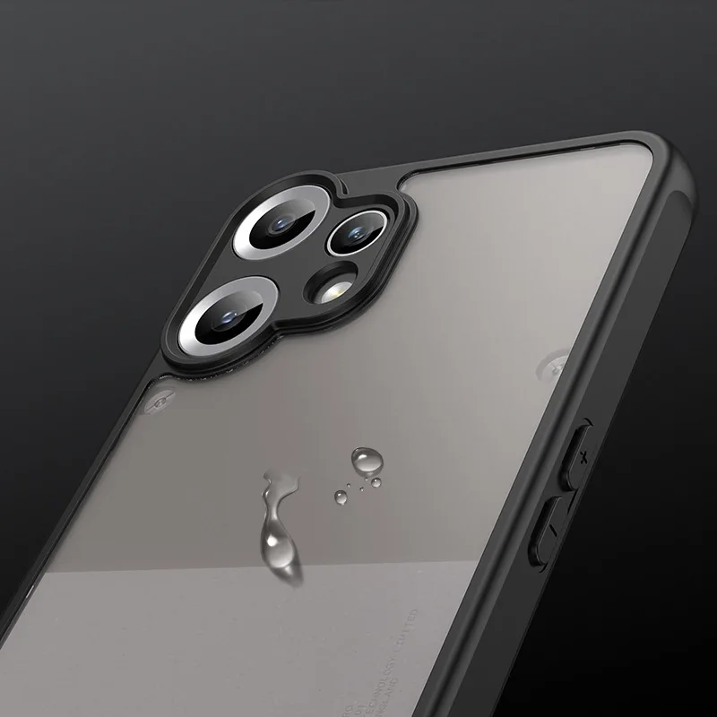 Matte Frosted Transparent Soft Shell Phone Case - Protective Back Cover