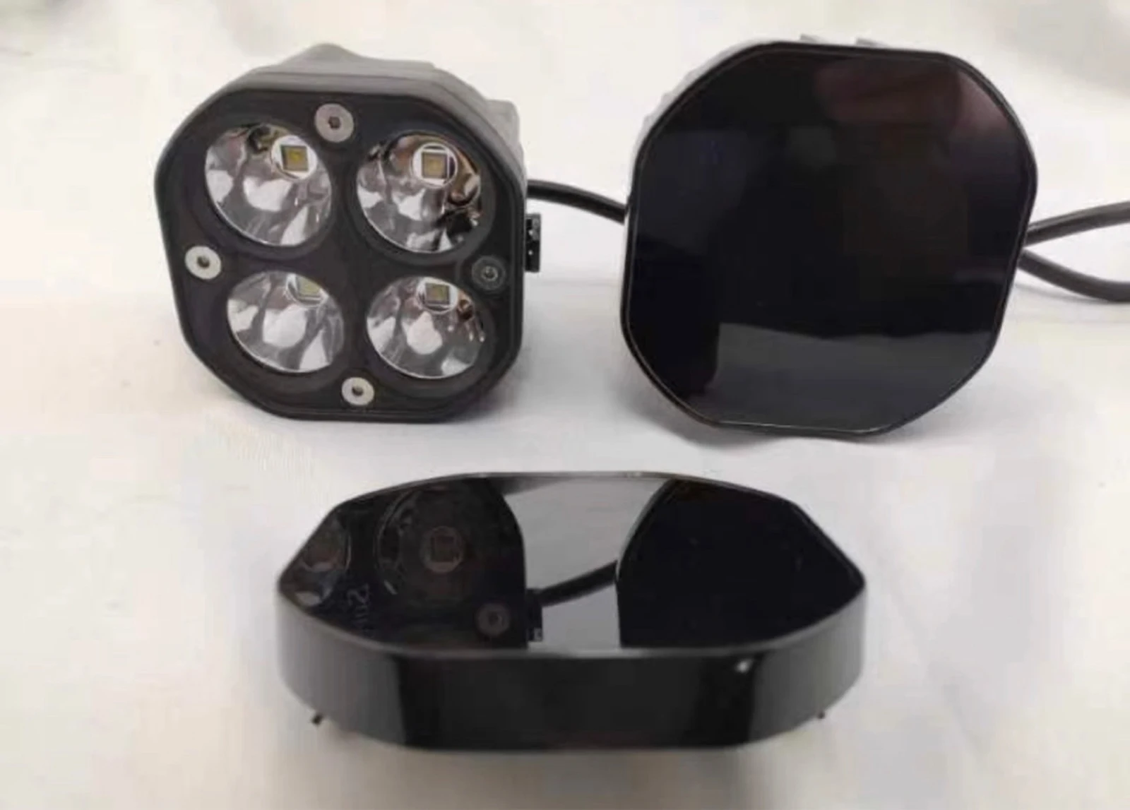 3inch Led Work Light Cover Cube Cover Dustproof Amber Black Lens Protection for Car Truck 3inch Pods Fog Driving Lampshade