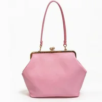 Sac à main de luxe élégant pour femme en cuir PU souple avec fermoir Kisslock, sac de soirée chic 2026 4