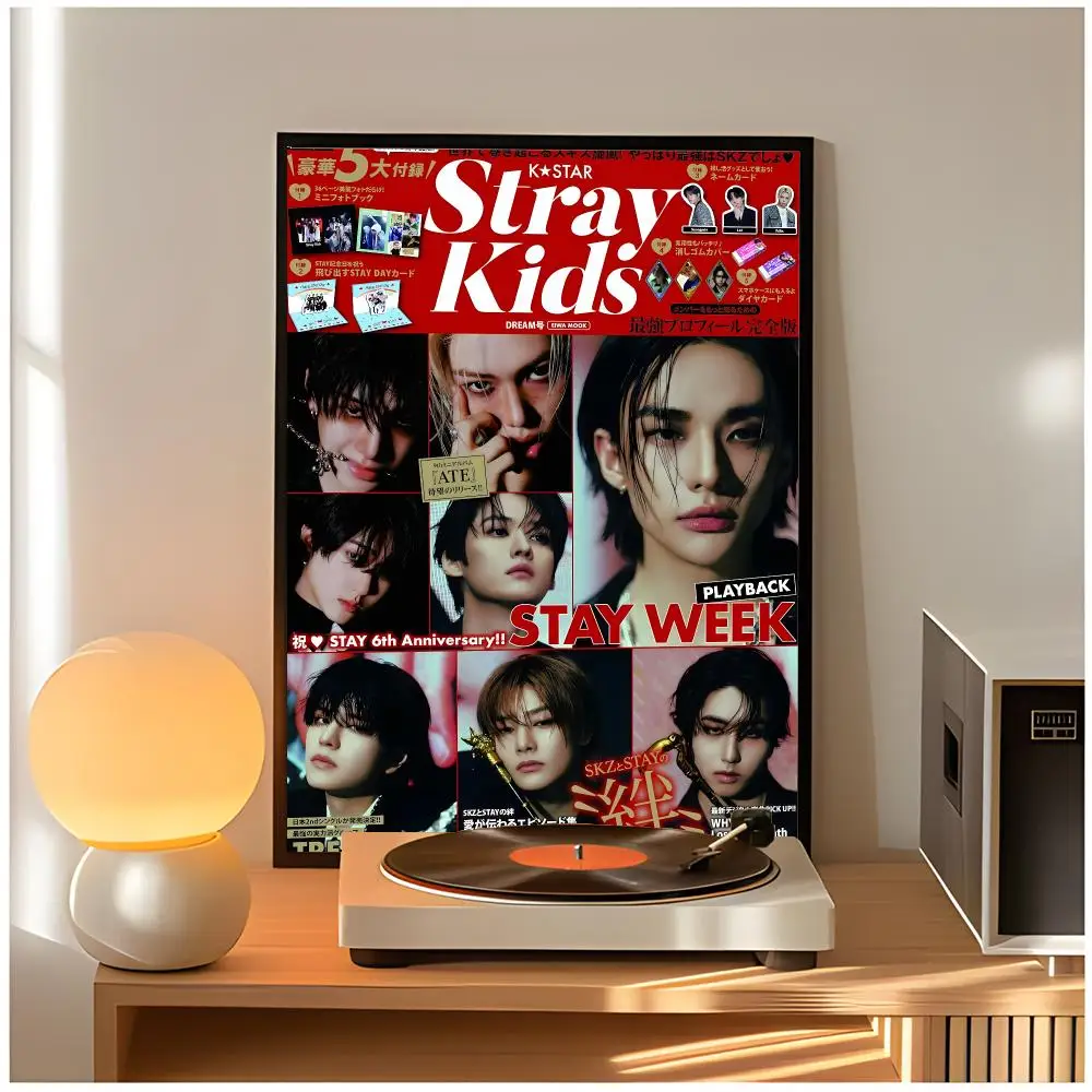 Stray Kids K-Pop Poster - Classic Wall Art Home Decor, Peel and Stick, Unframed