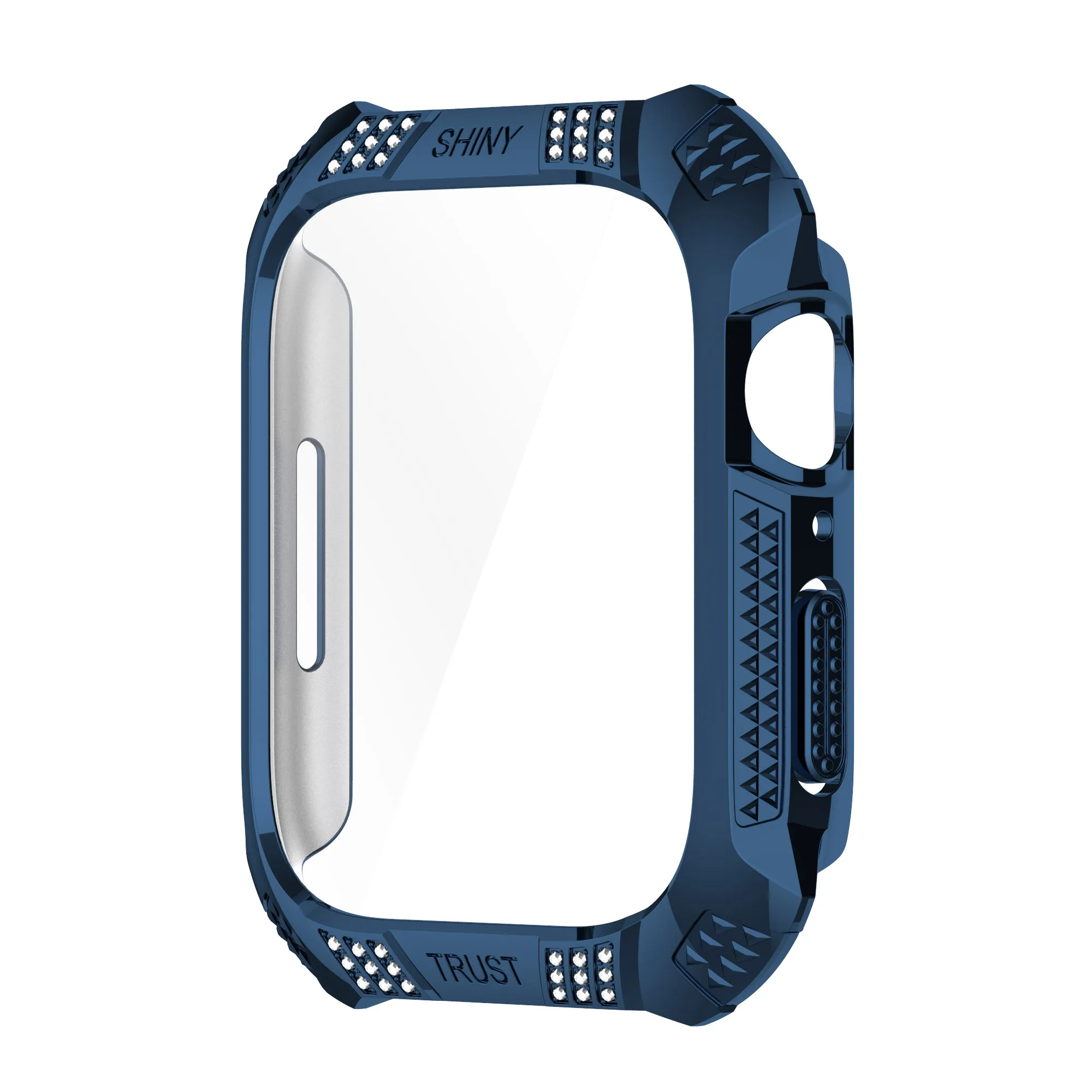 Apple Watch 7  ð ̽ 45MM PC + ȭ ʸ, м ̾Ƹ  Ʈ ġ Ƽ  ü ȣ Ŀ