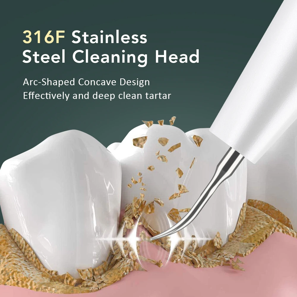 Visual Electric Ultrasonic Dental Scaler 3 Modes Calculus Oral Tartar Remover Tooth Stain Cleaner Teeth Whitening Oral Care