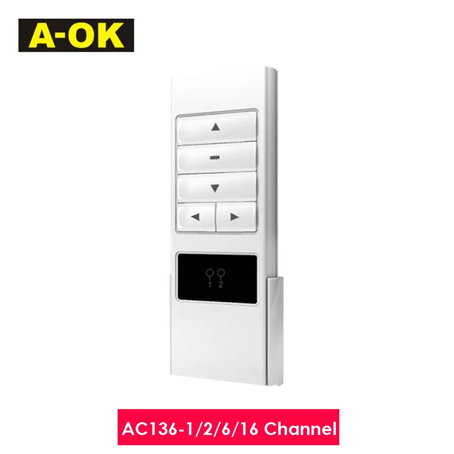 AC136-06 AC136-16 para A-OK RF433 Curtain Motor