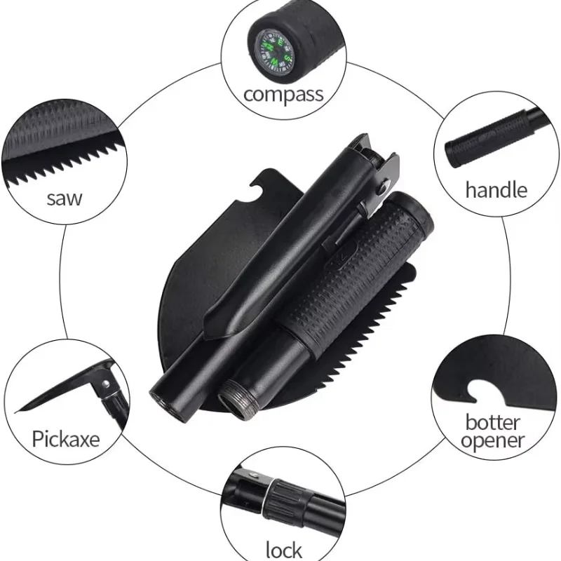 Multifunction Folding Survival Shovel 5