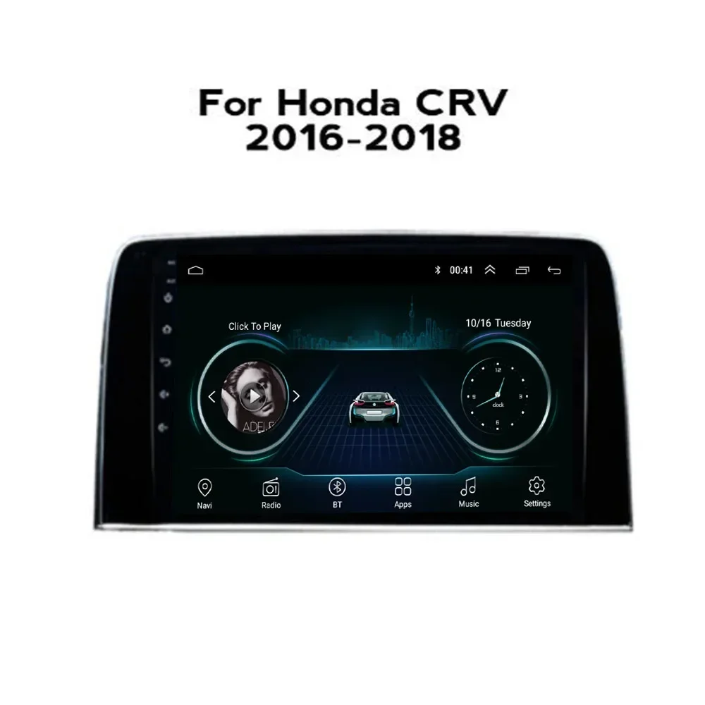 

Android 13 Car Radio For Honda CRV 2016 2017 2018 2019 2020 2021+ Multimedia Video Player Navigation GPS Carplay QLED IPS Screen