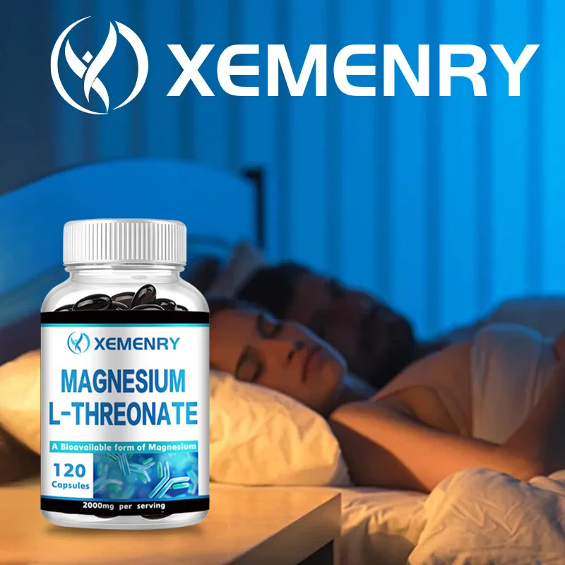 Magnesium L-Threonate Capsules &ndash; High Absorption Supplement &ndash; for Sleep and Cognitive Function Support magnesium citrate capsules