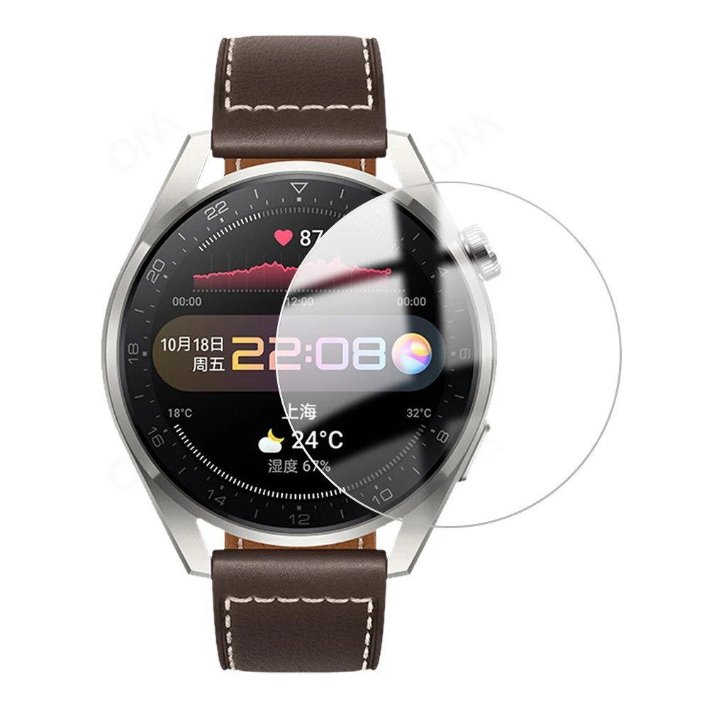 

Закаленное стекло для Huawei Watch 3 Pro 48 мм 46 мм, защитная стеклянная пленка, аксессуары для huawei Watch 3Pro, защита экрана часов