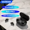 A6S PRO TWS Earbuds Wireless Upgrade Bluetooth 5.0 waterproof Sweatless Headphones For All Smartphone Noise Cancelling Headsets 1