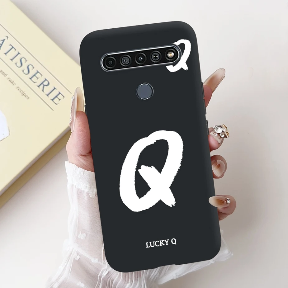 Cute Letters Cartoon Soft TPU Matte Phone Case Cover