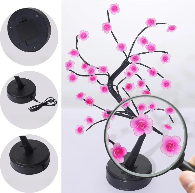 Cherry Blossom Bonsai LED Lamp 4